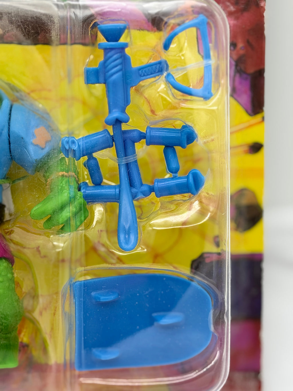 TMNT Nickelodeon Playmates Genghis Frog on card