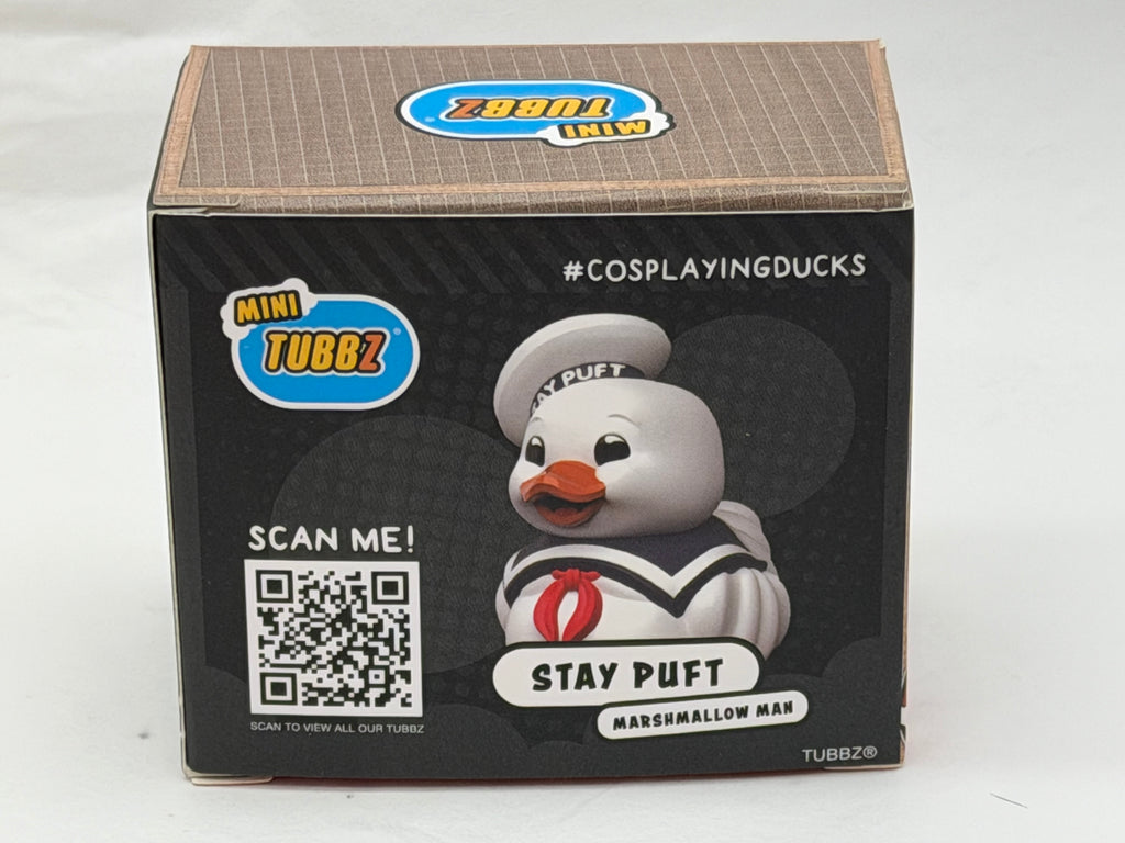 Ghostbusters StayPuft Marshmallow mini rubber duck