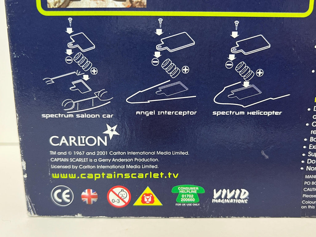 UK Captain Scarlett Spectrum Vehicle collection - boxed