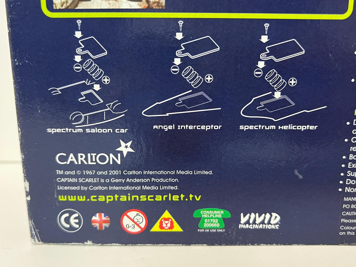 UK Captain Scarlett Spectrum Vehicle collection - boxed