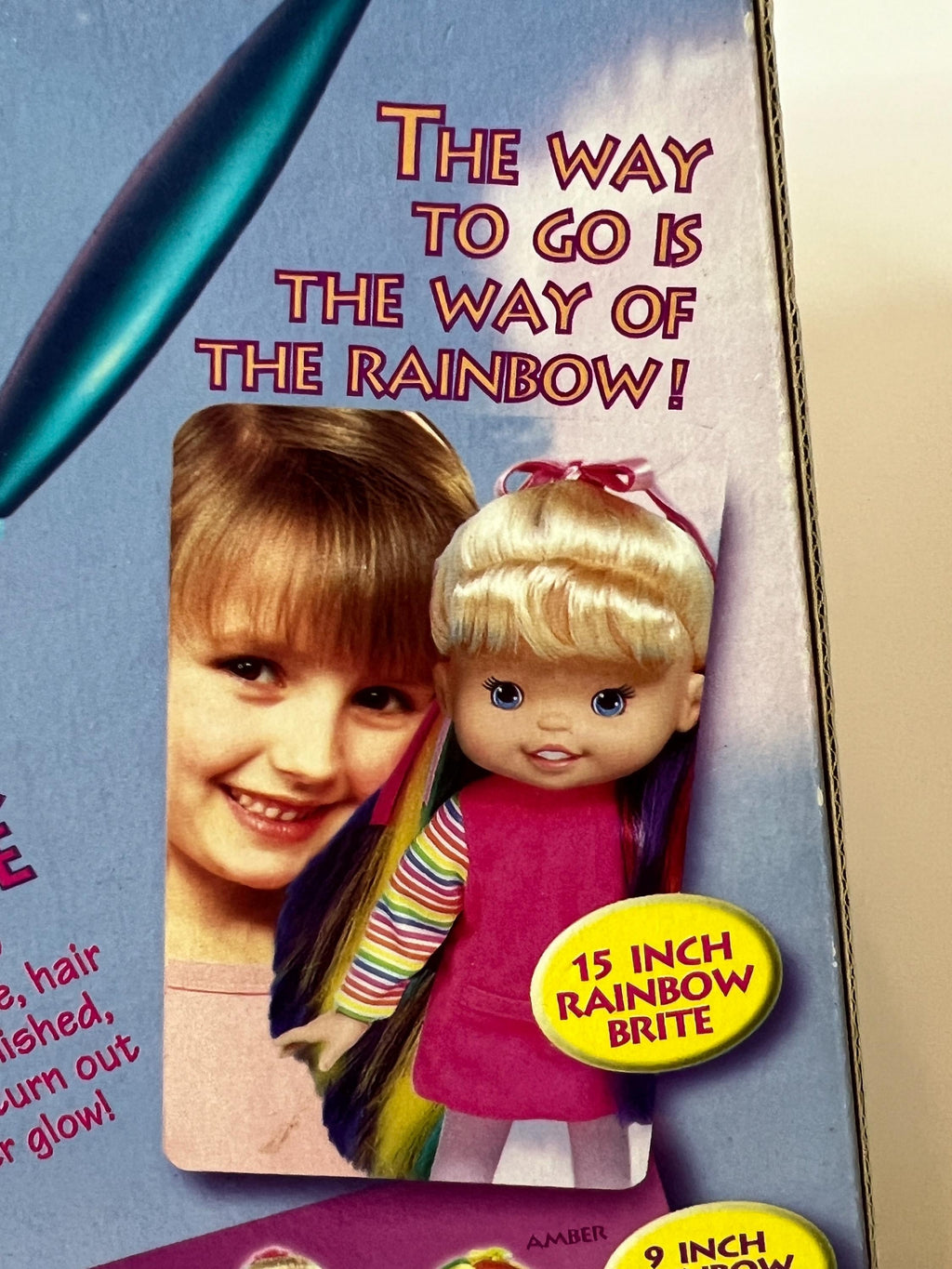 HTF 1990s 2nd Generation Rainbow Brite Color Crew  15” doll with box