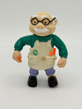 Vintage Teddy Ruxpin Professor Newton Gimmick  figure by Alchemy Toys / Worlds of Wonder