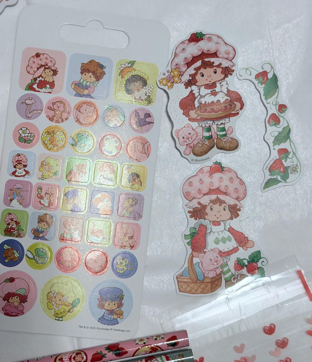 Rad Pack Strawberry Shortcake Stationery: Mini Diary, Stickers & More