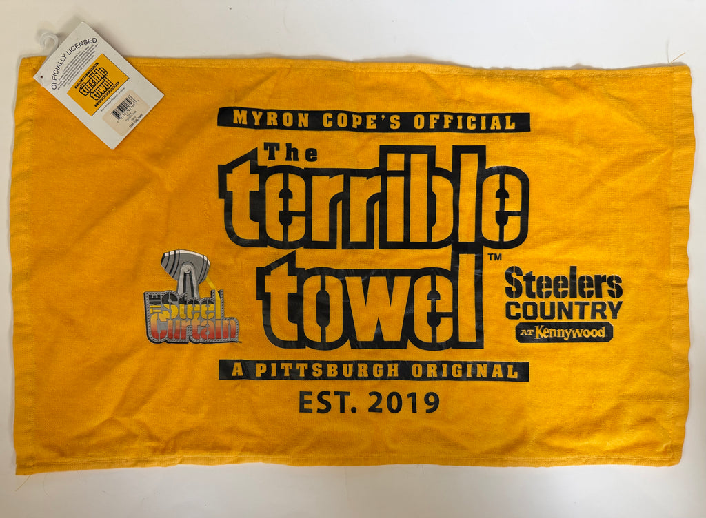 Official Steelers Terrible Towel Kennywood Steel Curtain edition w/ tags