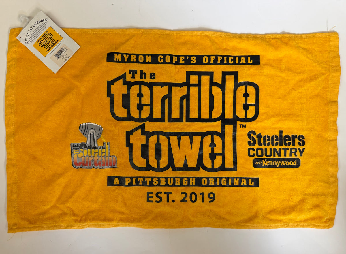 Official Steelers Terrible Towel Kennywood Steel Curtain edition w/ tags