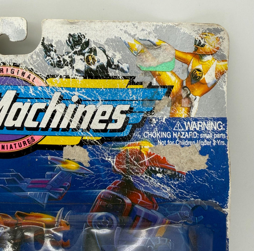 90s Galoob Micro Machines Power Rangers Pink Ranger #5 set with Dinozord