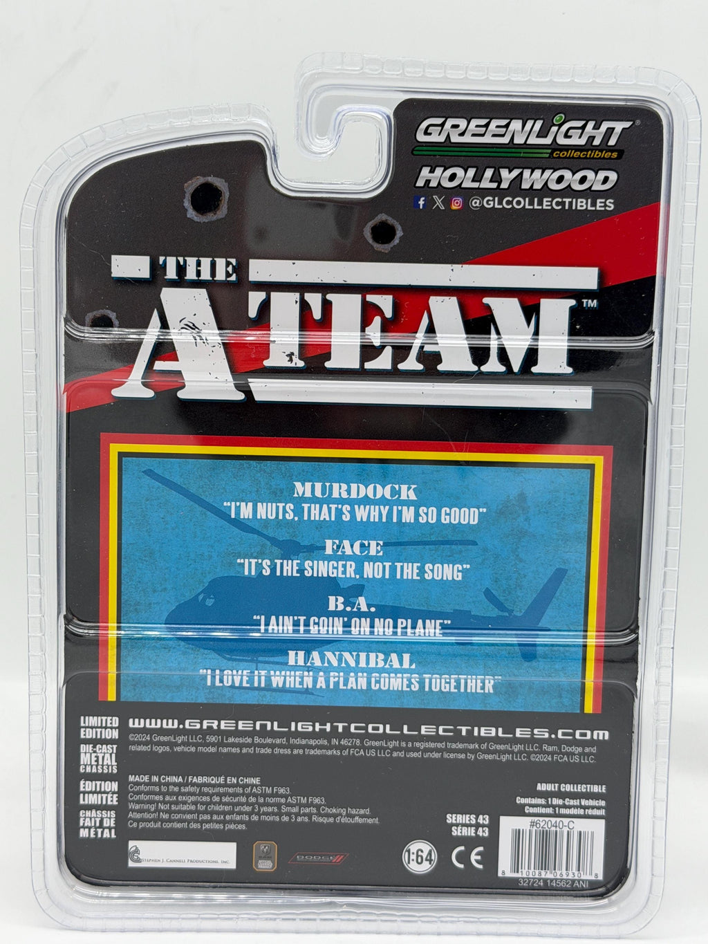 New A-Team die-cast truck 1981 Power Prospector in package