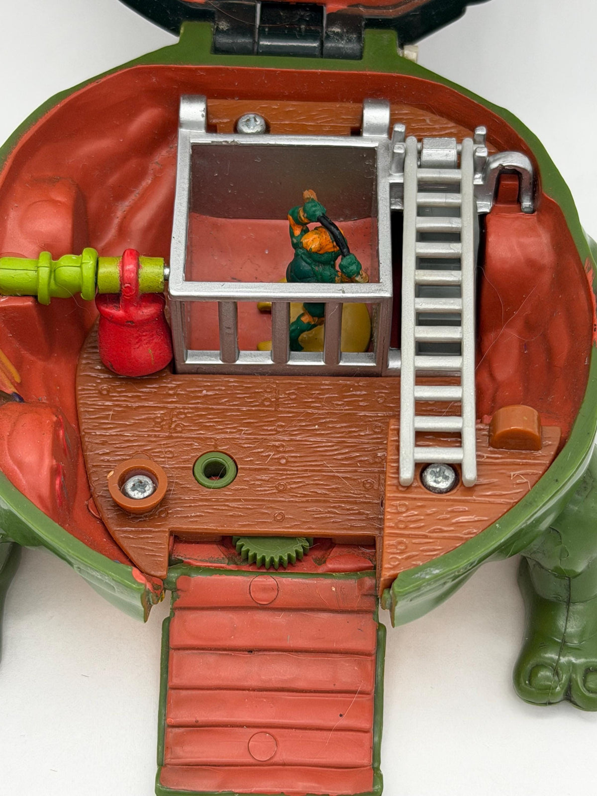Vintage Teenage Mutant Ninja Turtles TMNT Playmates / Mirage Sewer Micro Leonardo playset