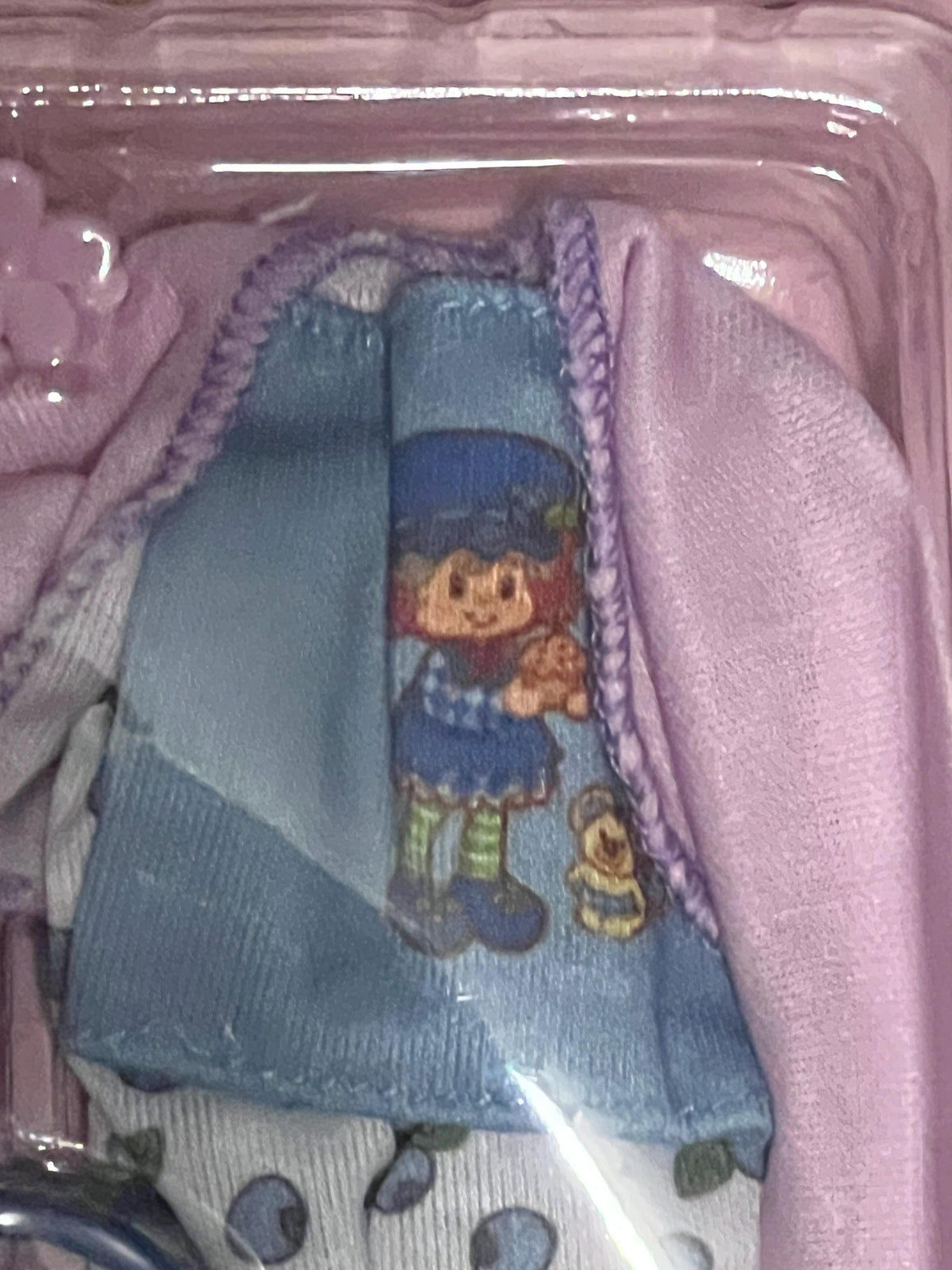 Strawberry Shortcake Blueberry Muffin style outfit for Glam Squad dolls- also fits Barbie