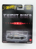 Hot Wheels Pop Culture Knight Rider KITT die-cast car on card