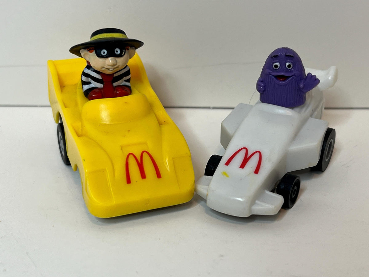Vintage McDonald’s Turbomac Happy Meal toy McDonaldland pull cars