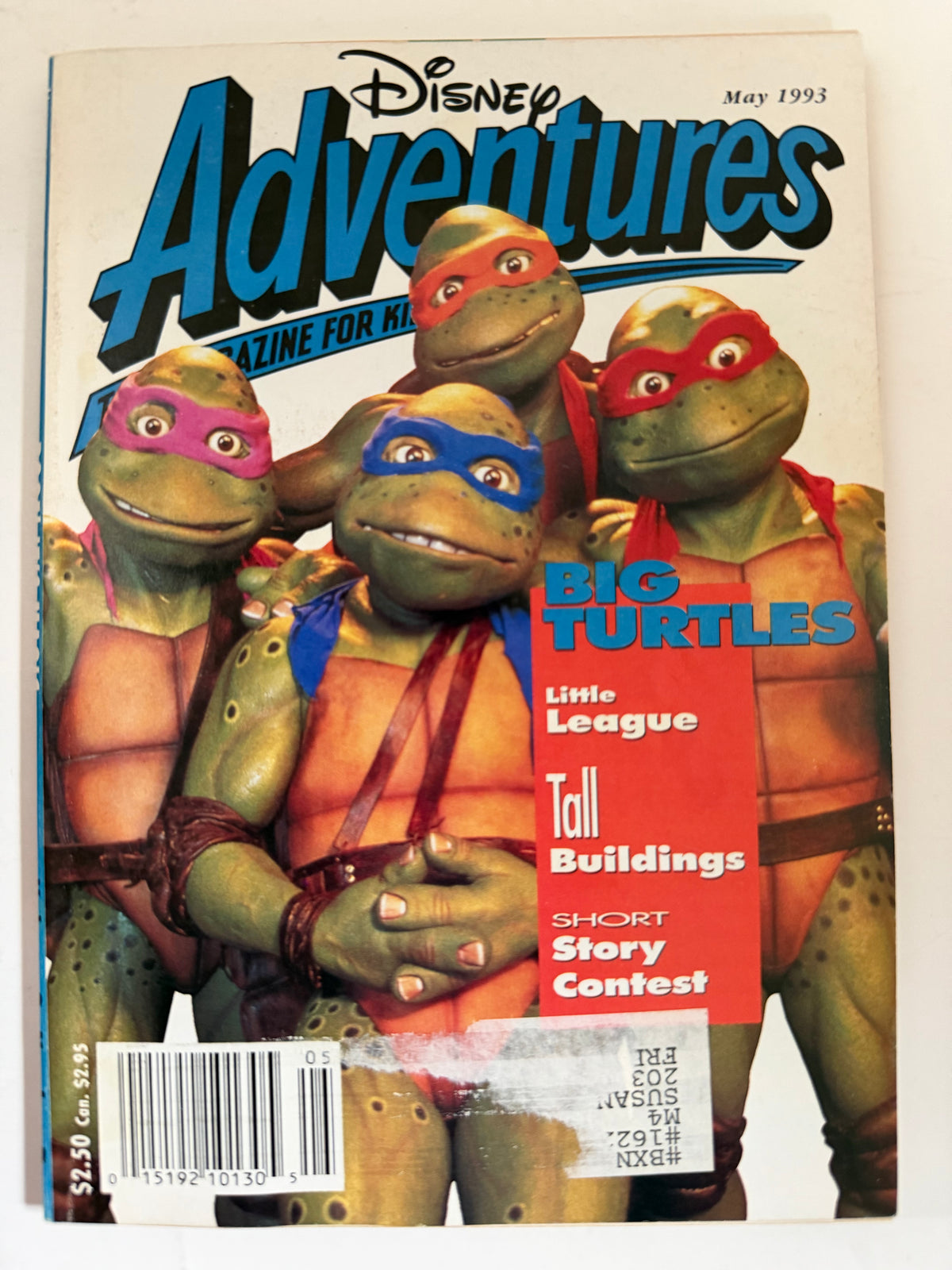 1992/1993 Disney Adventures magazines lot of 6