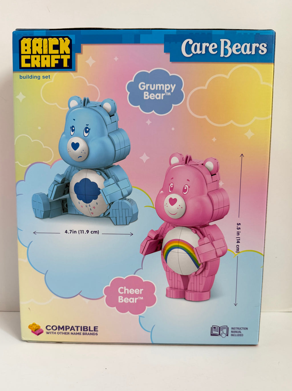Brick craft Care Bears Cheer and Grumpy building set