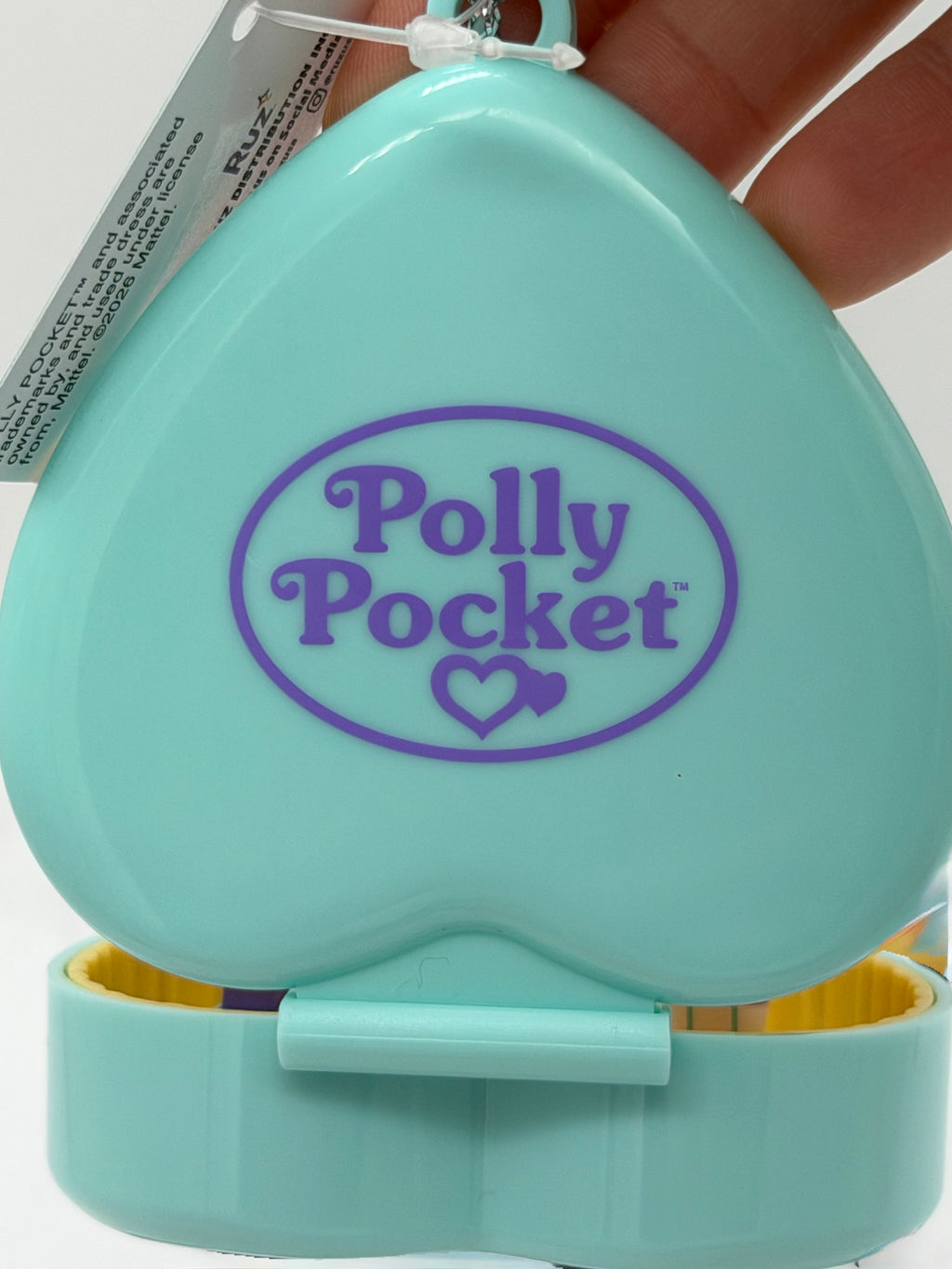 Polly Pocket heart compact Christmas ornament