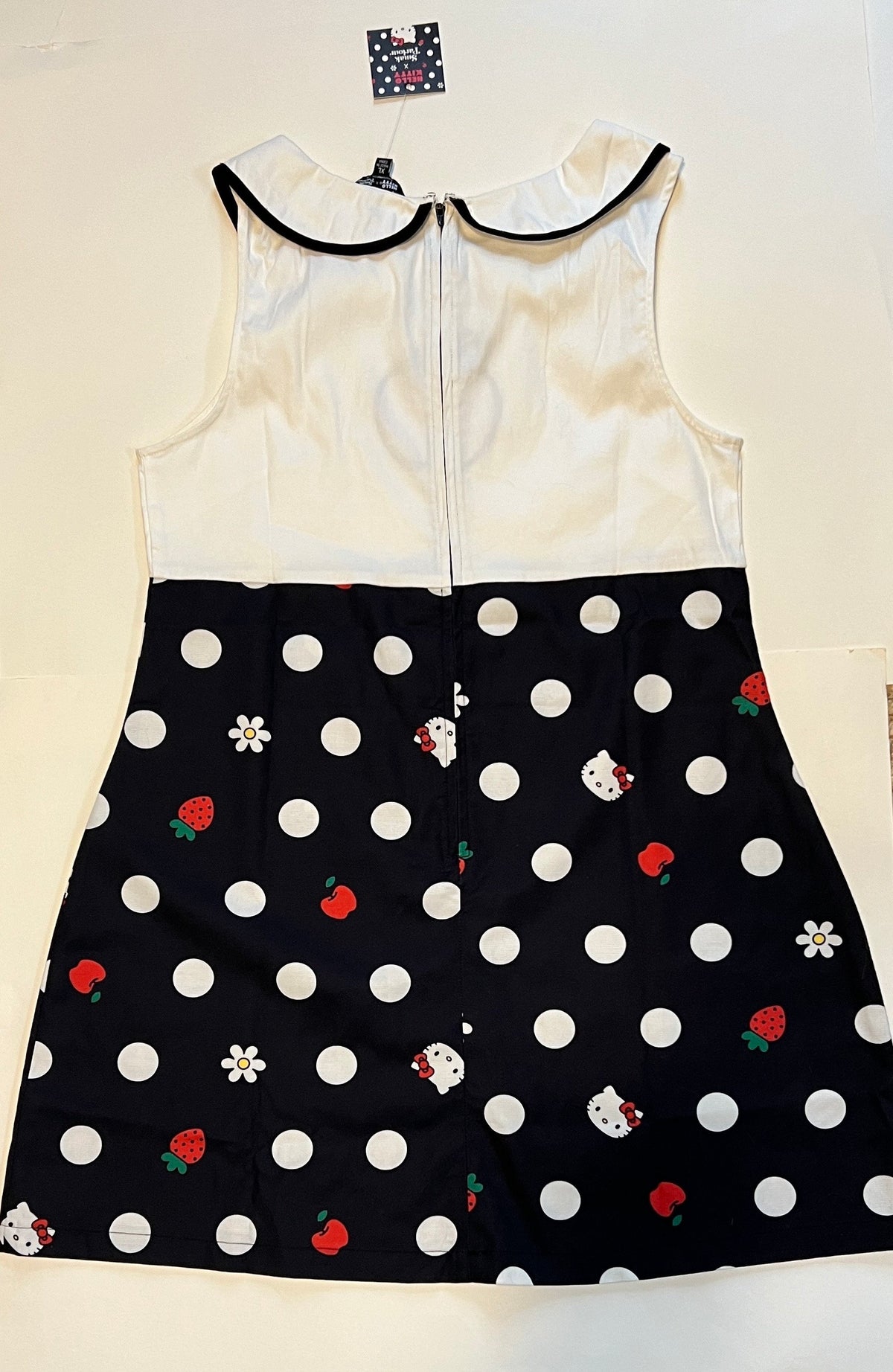 Sanrio Hello Kitty Peter Pan collar dress ladies size XL