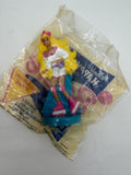 Vintage McDonalds Happy Meal toy Roller Blade Barbie figure with wheels