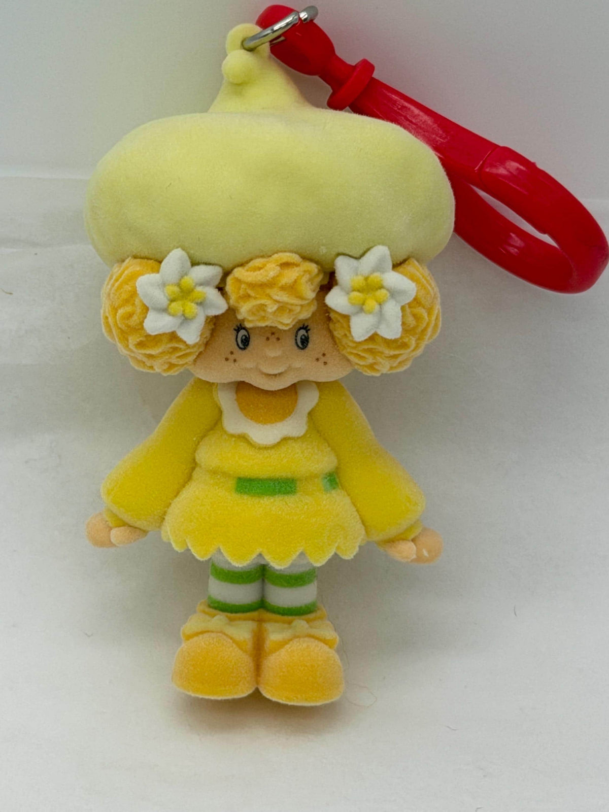 Strawberry Shortcake  Lemon Meringue flocked hanger figure ornament