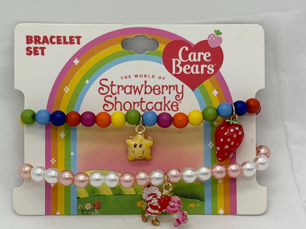 Strawberry Shortcake x Care Bears collab berry sweet charm bracelet set adult sized