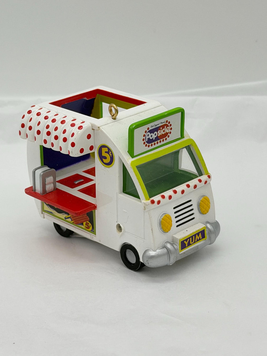 1998 Carlton Cards Popsicle brand ice cream truck ornament