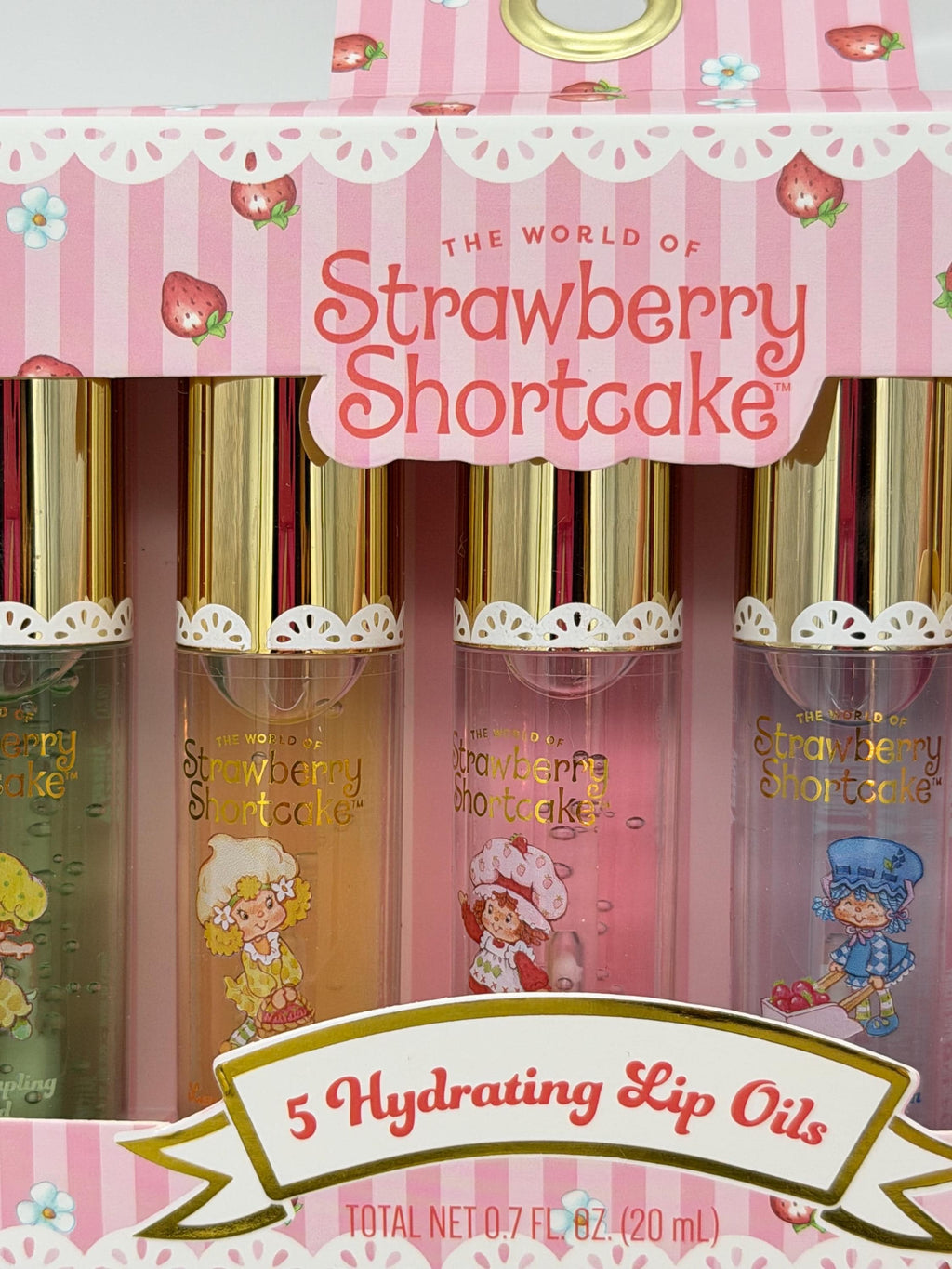 Strawberry Shortcake Berry hydrating lip oils set of 5 by WildBrain