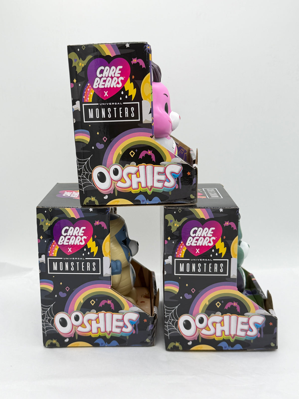 Care Bears x Monsters Ooshies vinyl Halloween figures full set