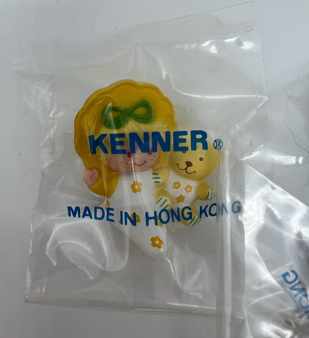 Vintage Kenner Strawberry Shortcake Butter Cookie and Jelly Bear Deluxe mini figure, sealed, complete