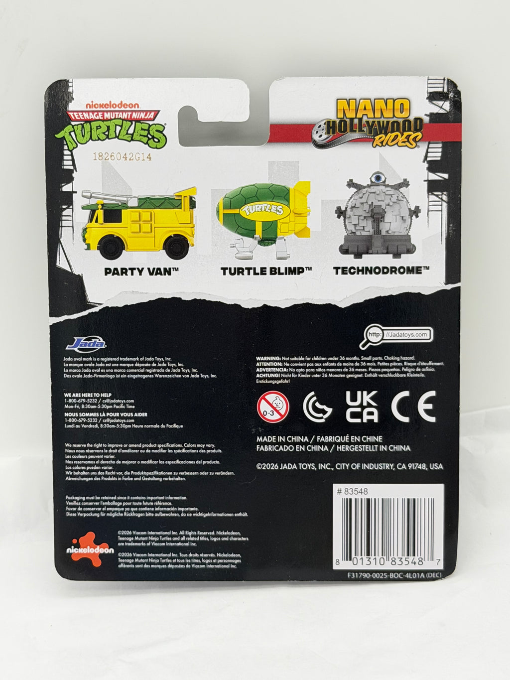 TMNT Ninja Turtles vehicles Jada Die Cast minis set