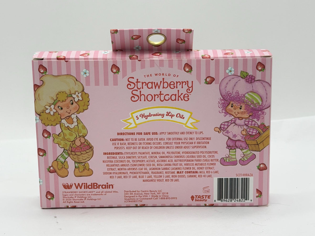 Strawberry Shortcake Berry hydrating lip oils set of 5 by WildBrain