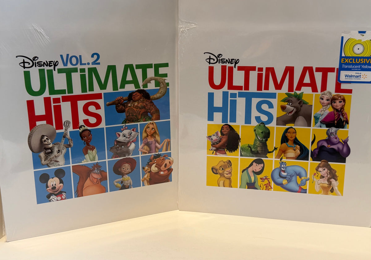 Disney Ultimate Hits vol 1 & 2 sealed vinyl music from favourite classic Disney films