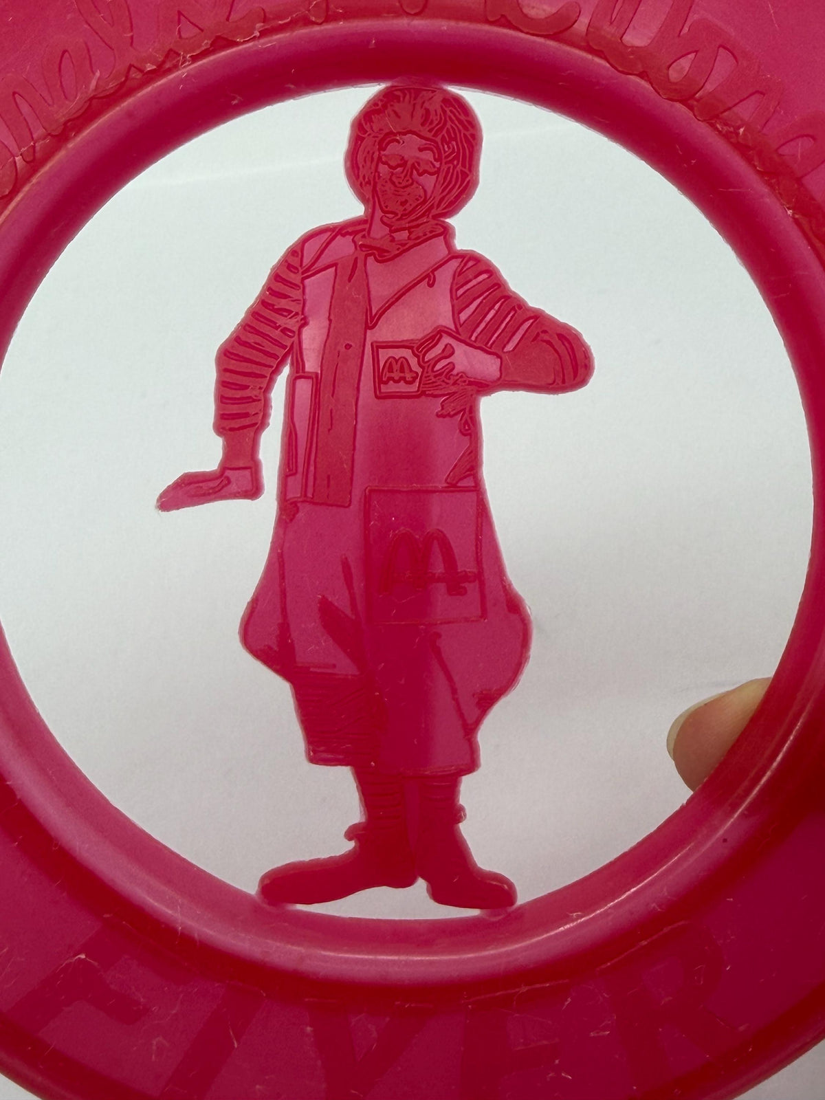 Vintage McDonald’s Happy Meal toy Ronald McDonald Pocket flyer / Pocket Sailing Ring