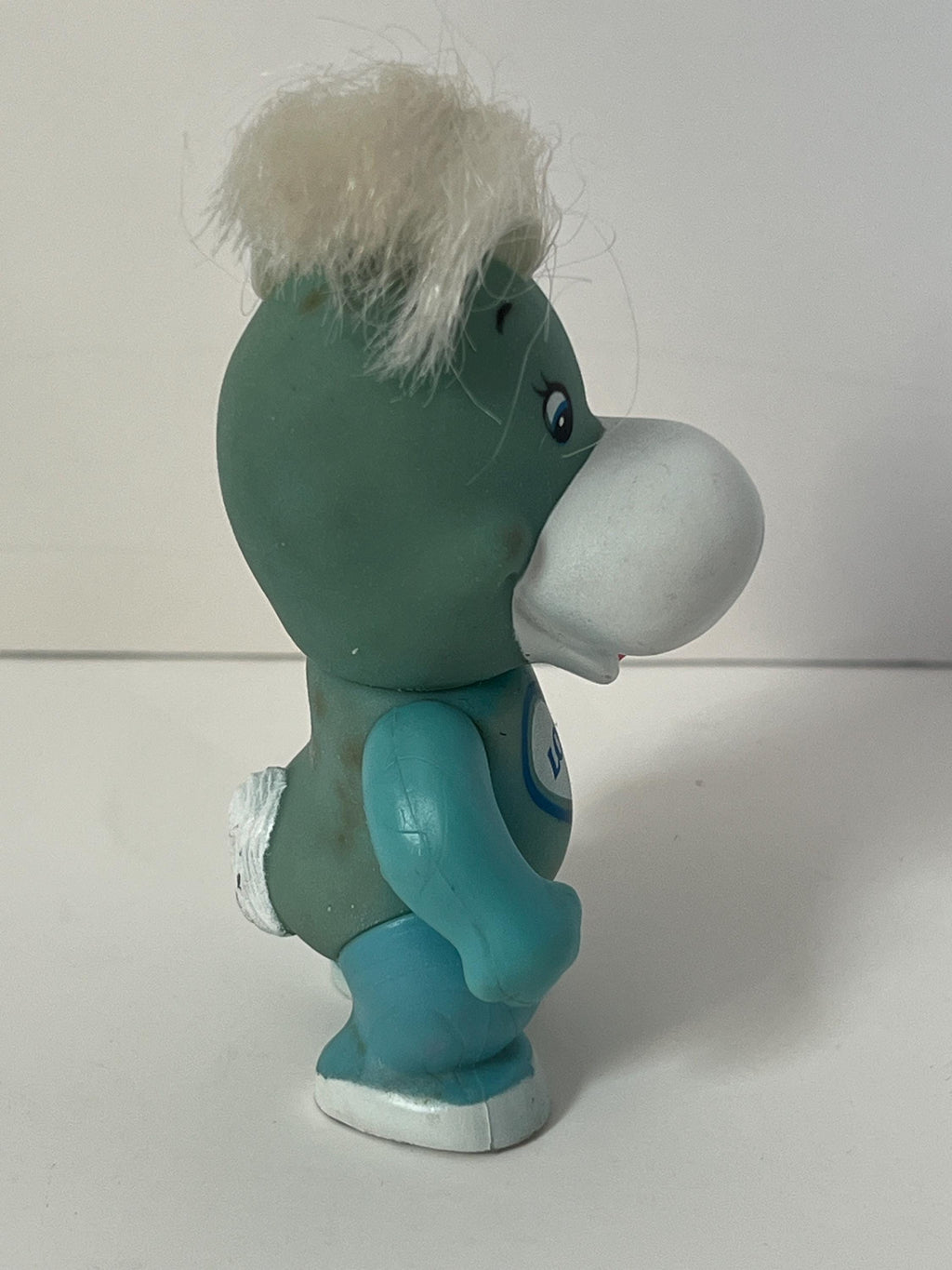 Vintage SOMA Love Pets Hippo poseable figure