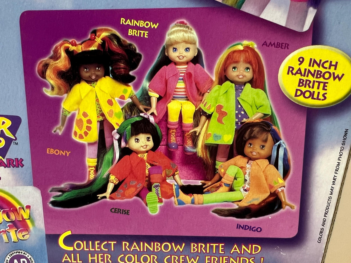 HTF 1990s 2nd Generation Rainbow Brite Color Crew  15” doll with box