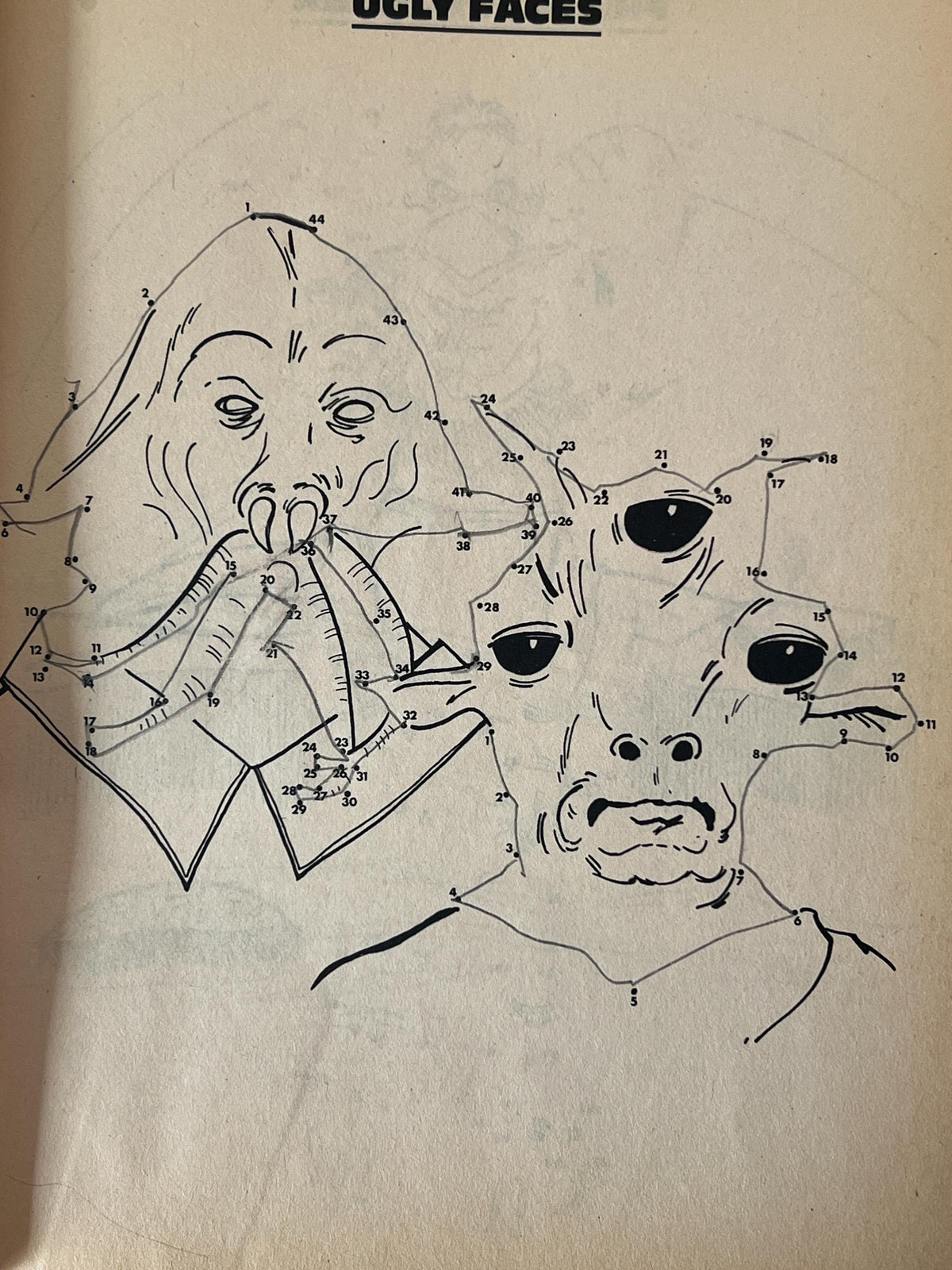 Vintage Star Wars Return of the Jedi Dot to Dot fun coloring  book