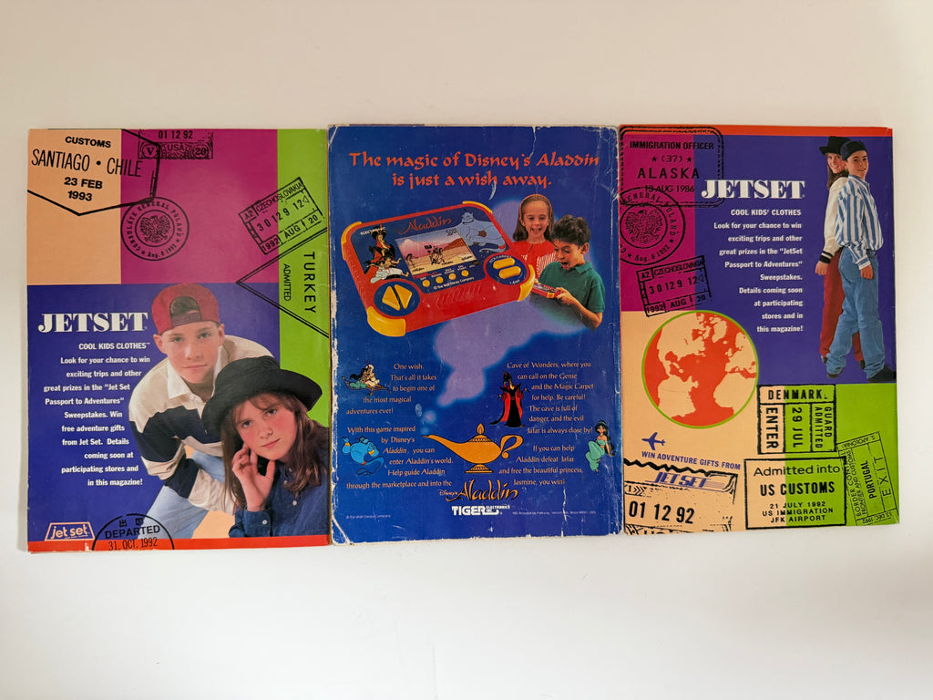 1992/1993 Disney Adventures magazines lot of 6