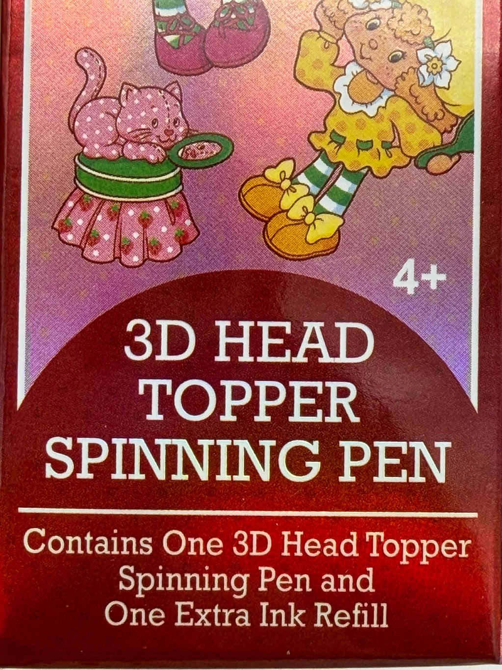 Strawberry Shortcake Raspberry Tart blind box 3D Head topper spinning scented pen