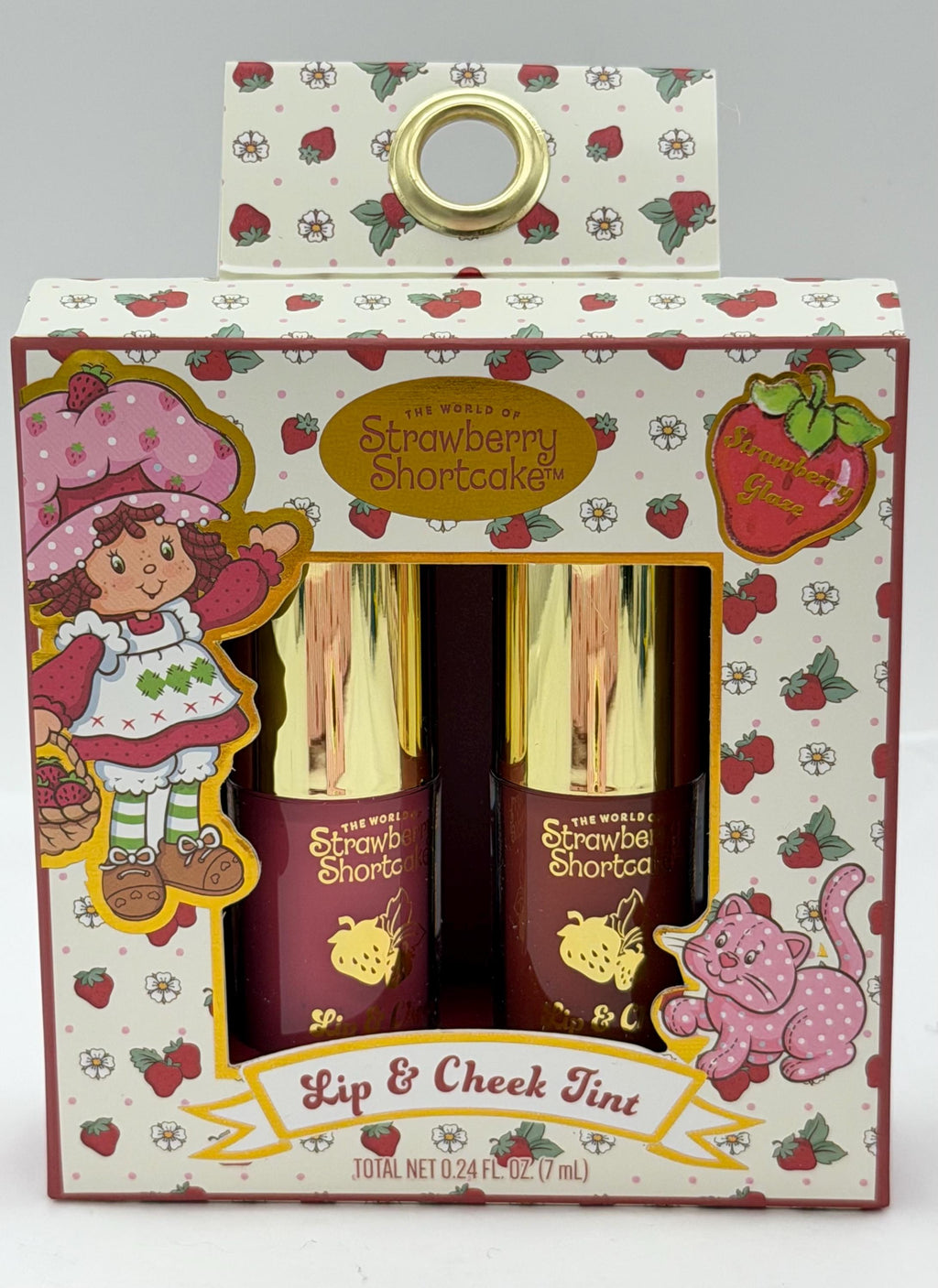 Strawberry Shortcake Berry strawberry  lip oils and lip/ cheek tint set