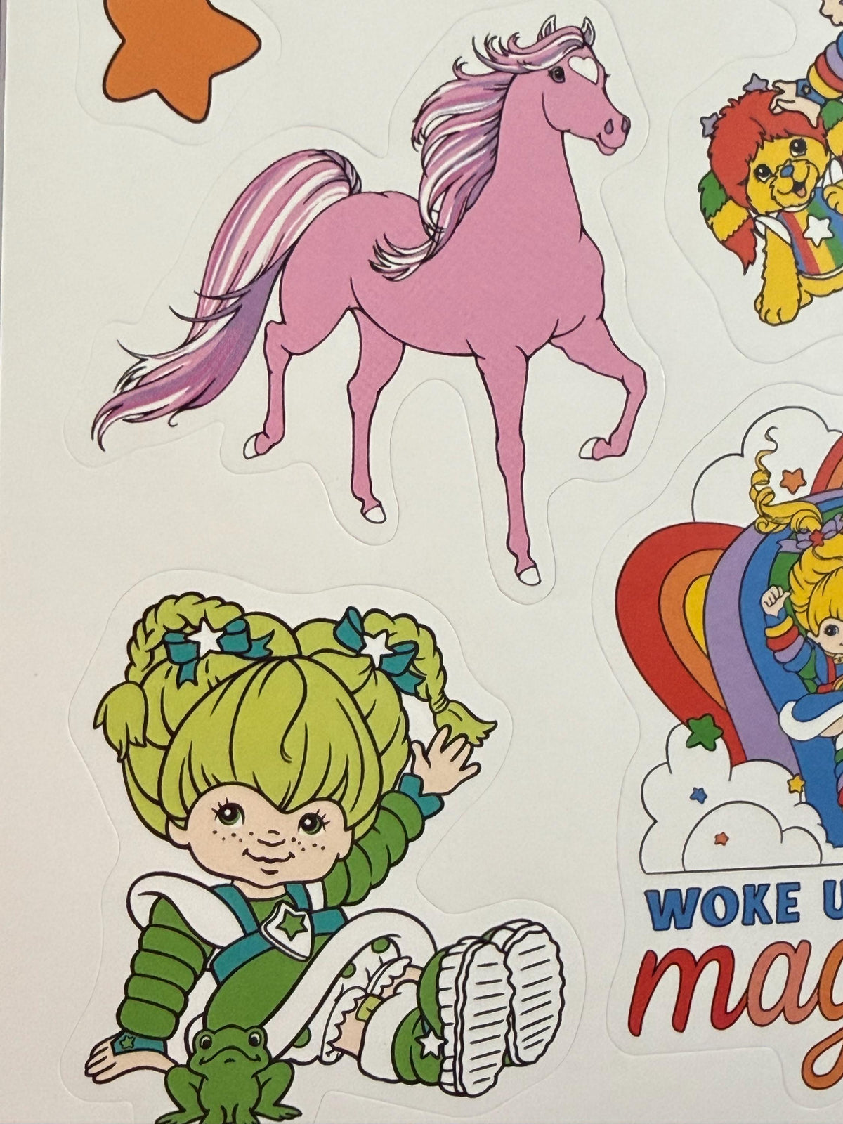 Rainbow Brite Grab n Go Sticker and activity  set