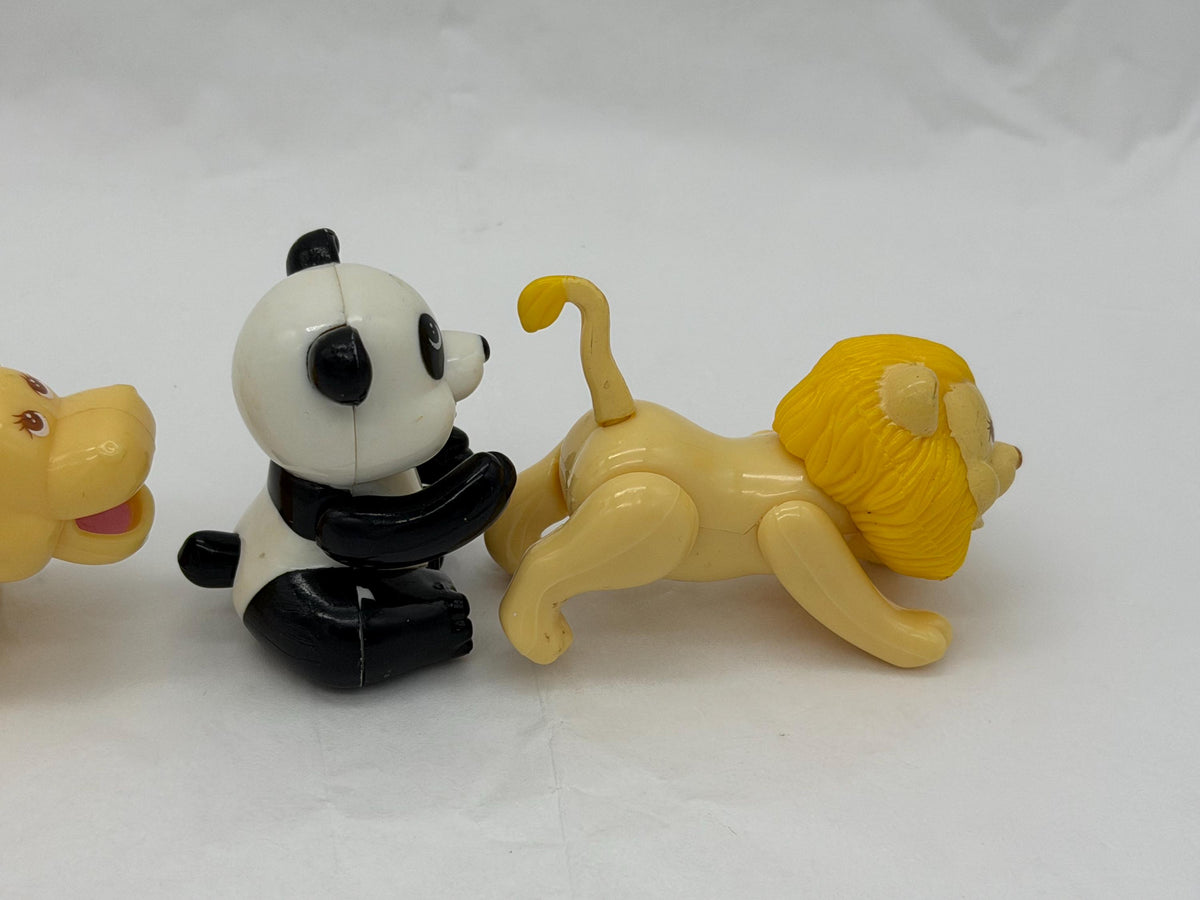 Vintage TalenToy Itzy Bitzy Pals zoo animals lot of 4