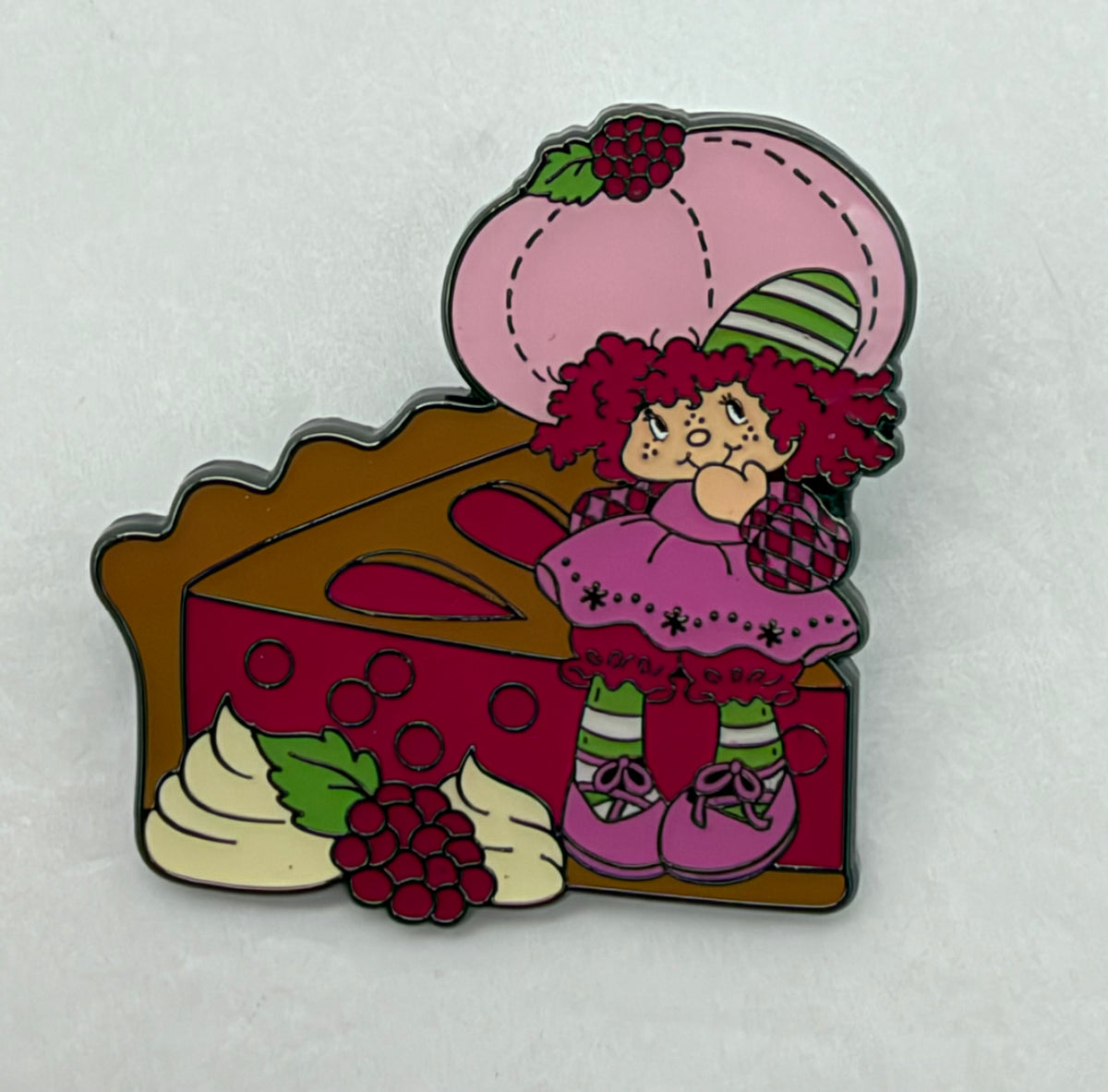 New Strawberry Shortcake blind box enamel pie pins- Raspberry Tart
