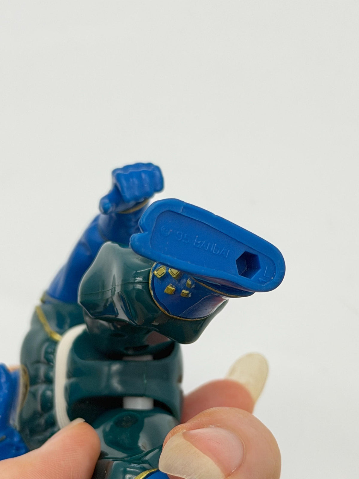 Vintage 1995 Saban Ban Dai Power Rangers Blue Ninja Ranger / Ninjetti with working arm