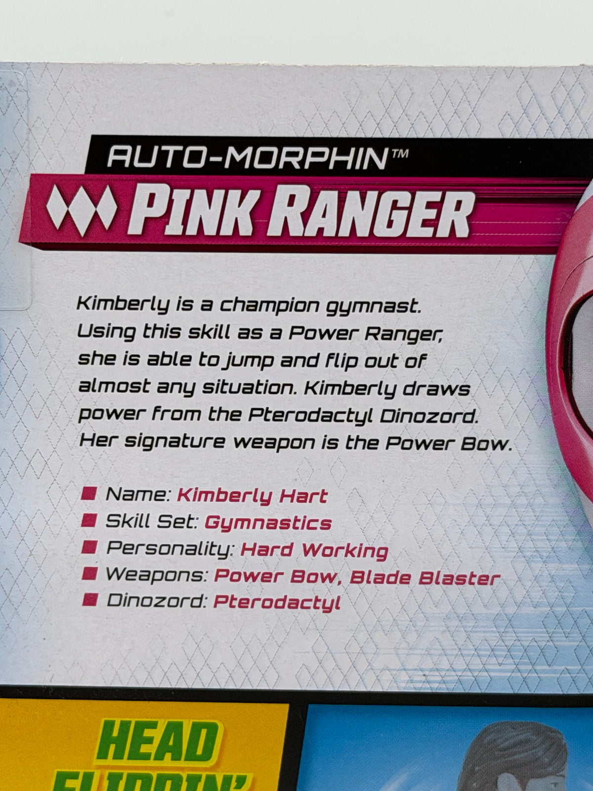Mighty Morphin Power Rangers Re-Ignition Auto-Morphin Pink Ranger/ Kimberly action figure
