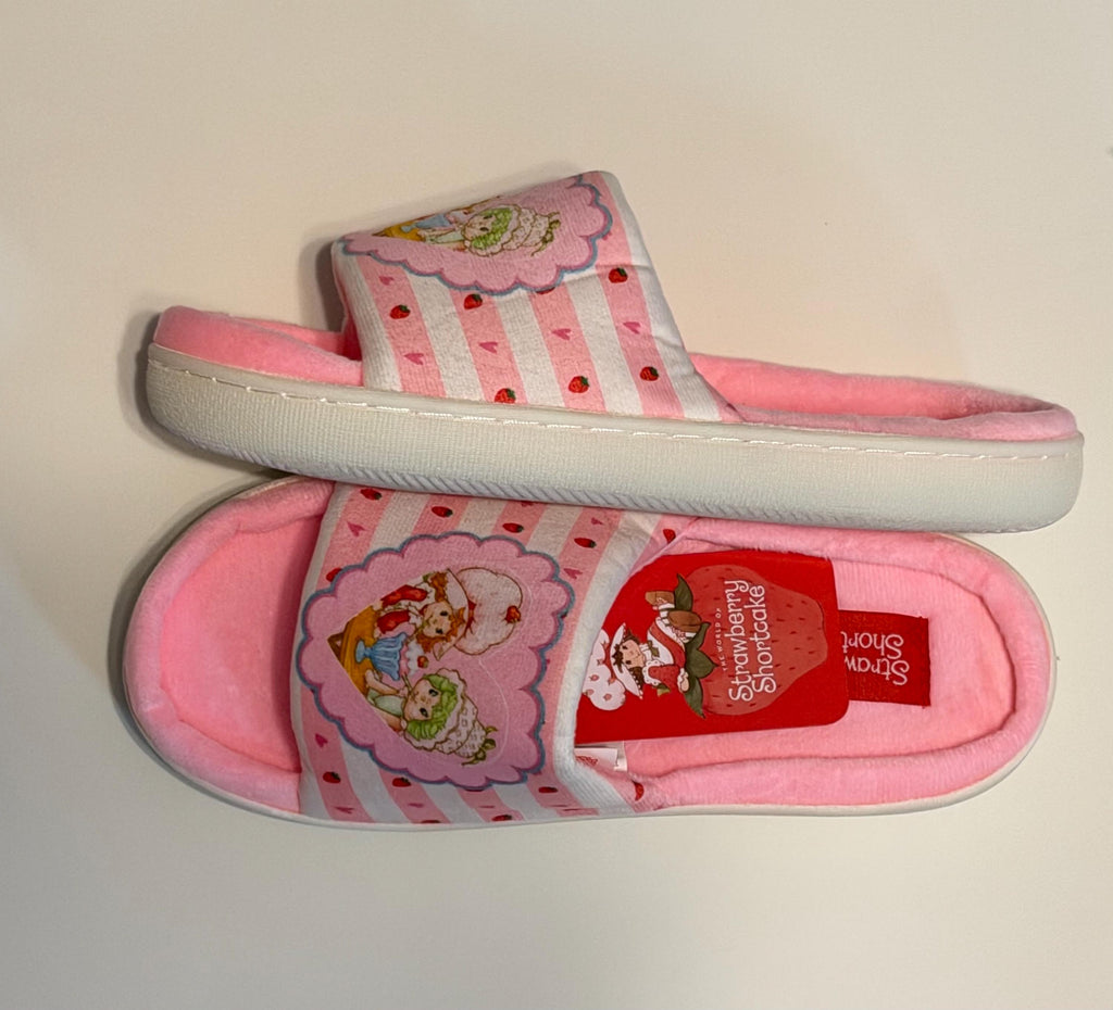 Strawberry Shortcake and Lime Chiffon Slippers , women’s size 7