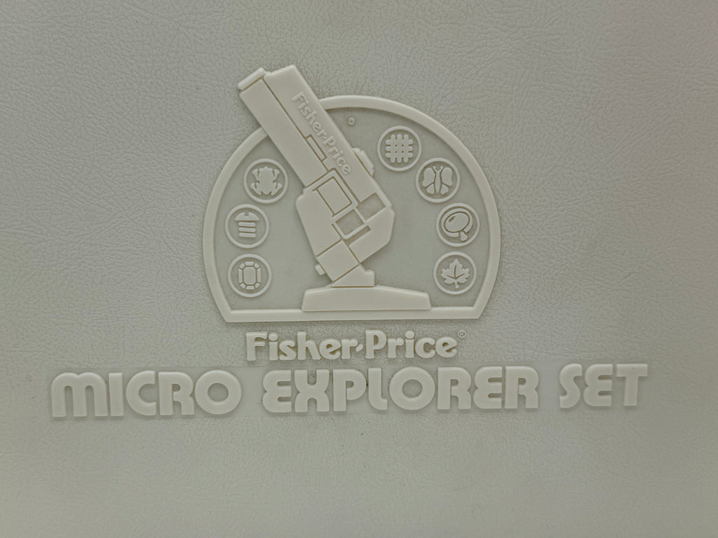 Vintage 1986 Fisher Price Micro Explorer microscrope playset