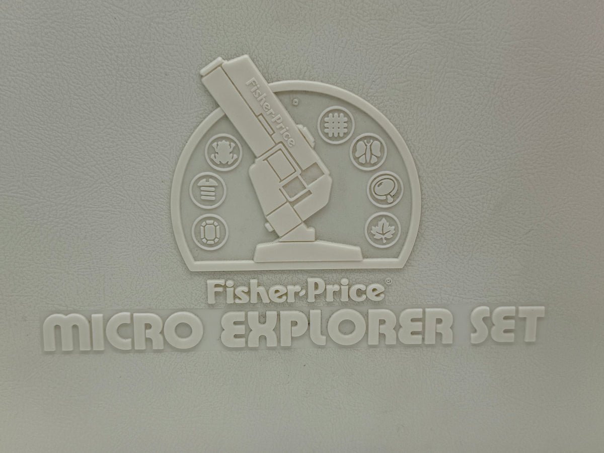Vintage 1986 Fisher Price Micro Explorer microscrope playset
