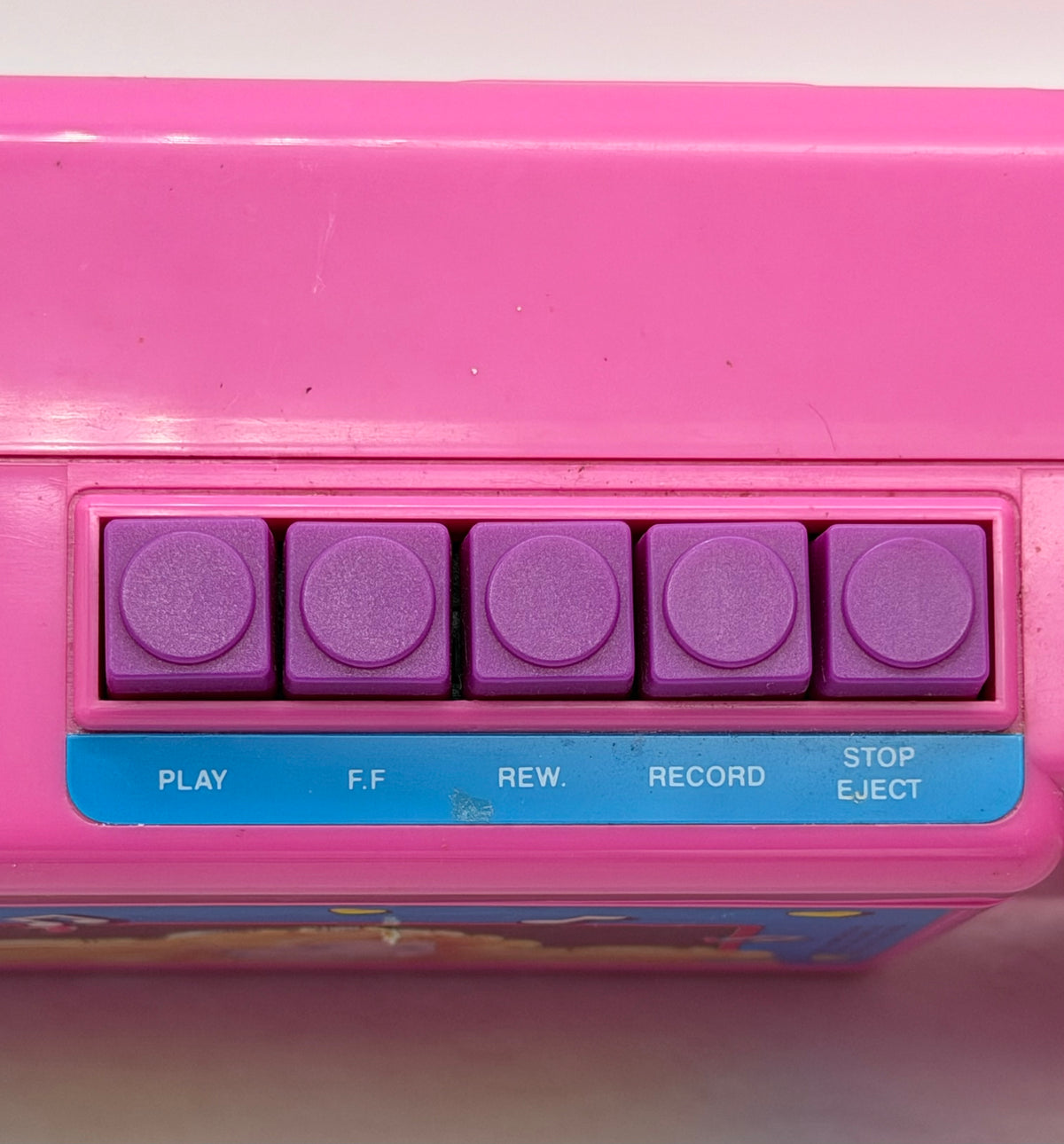 Vintage 1989 Barbie portable cassette player