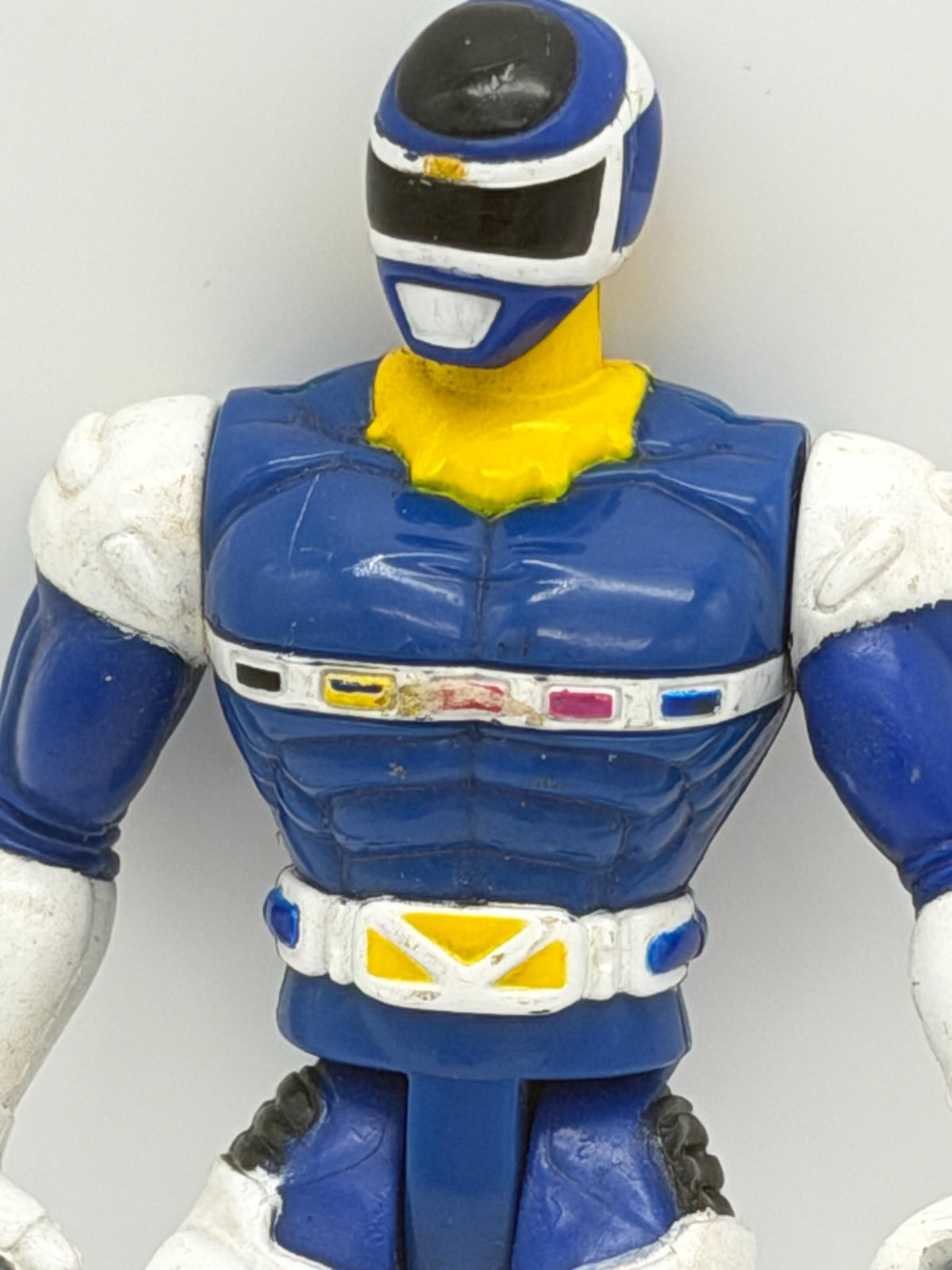 Vintage 1997 Saban Ban Dai Power Rangers in Space  Blue Ranger figure