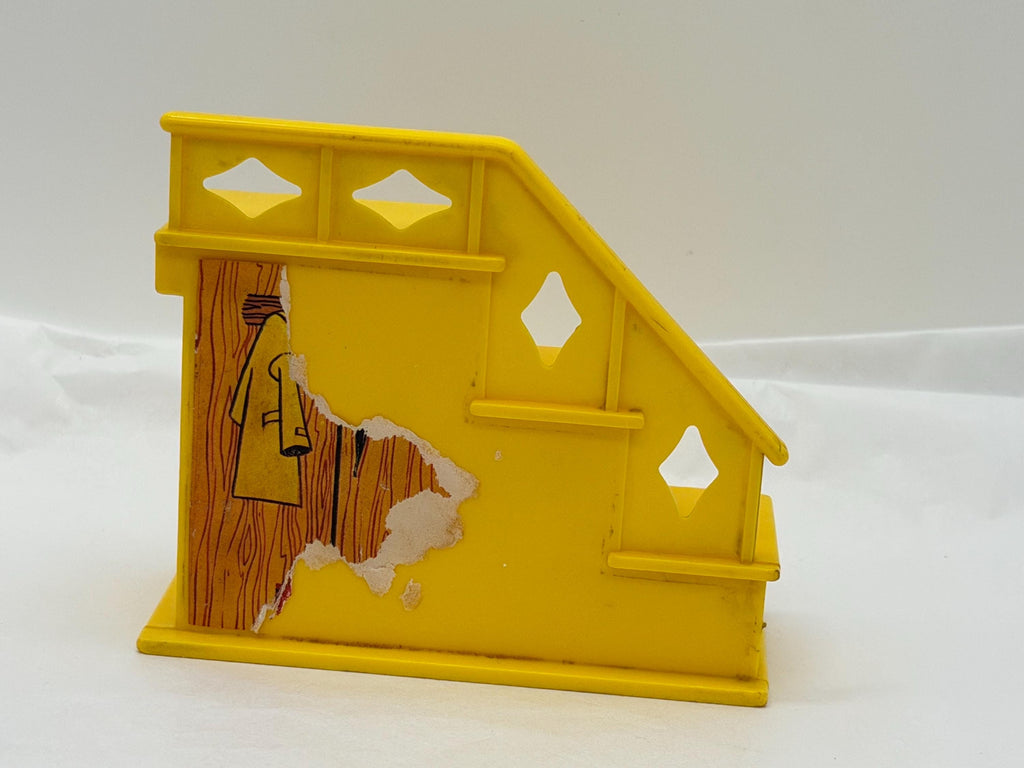 Vintage Fisher Price Play Family House #952 Staircase with cupboard