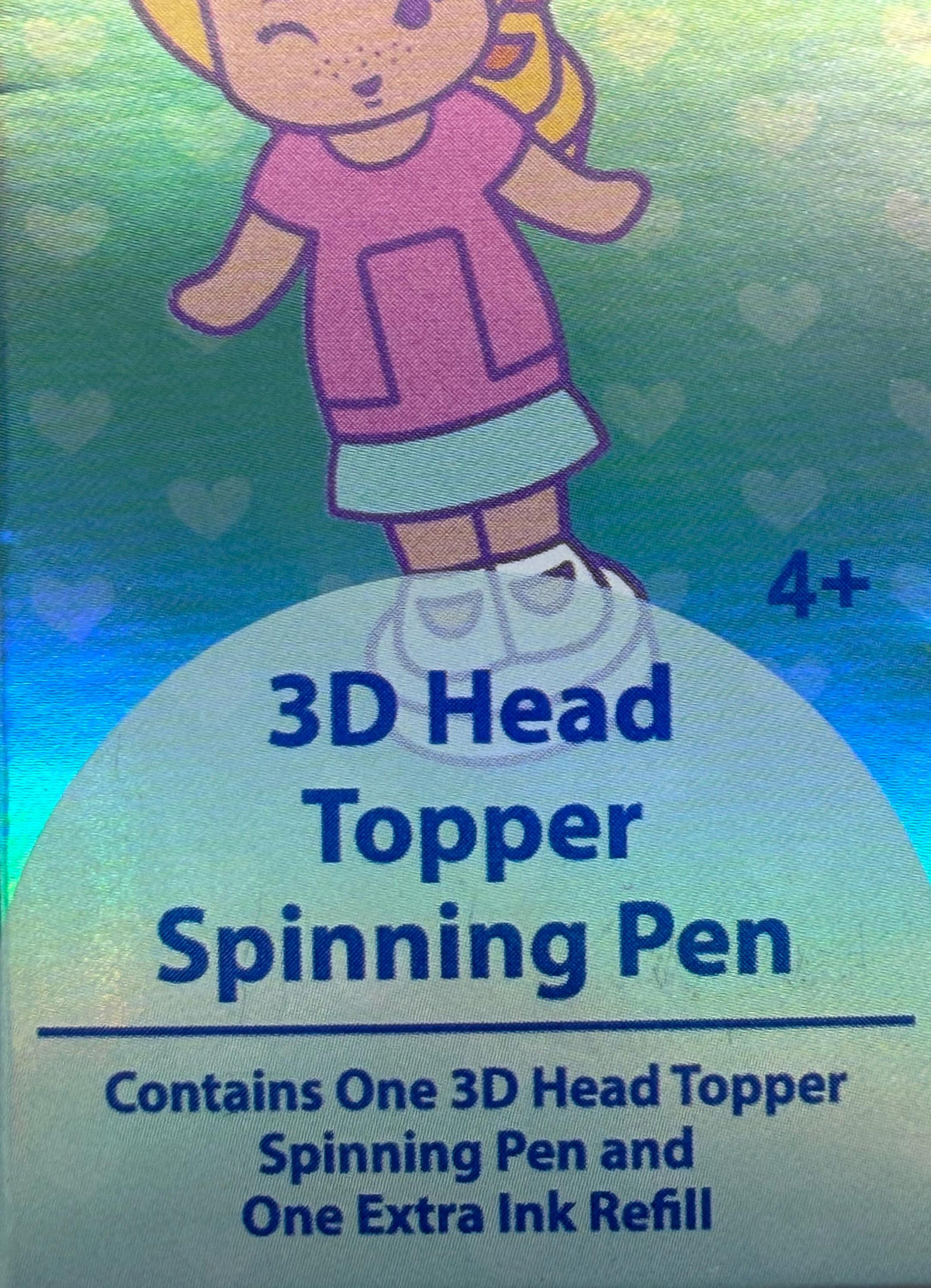 Polly Pocket  blind box 3D Head topper spinning pen