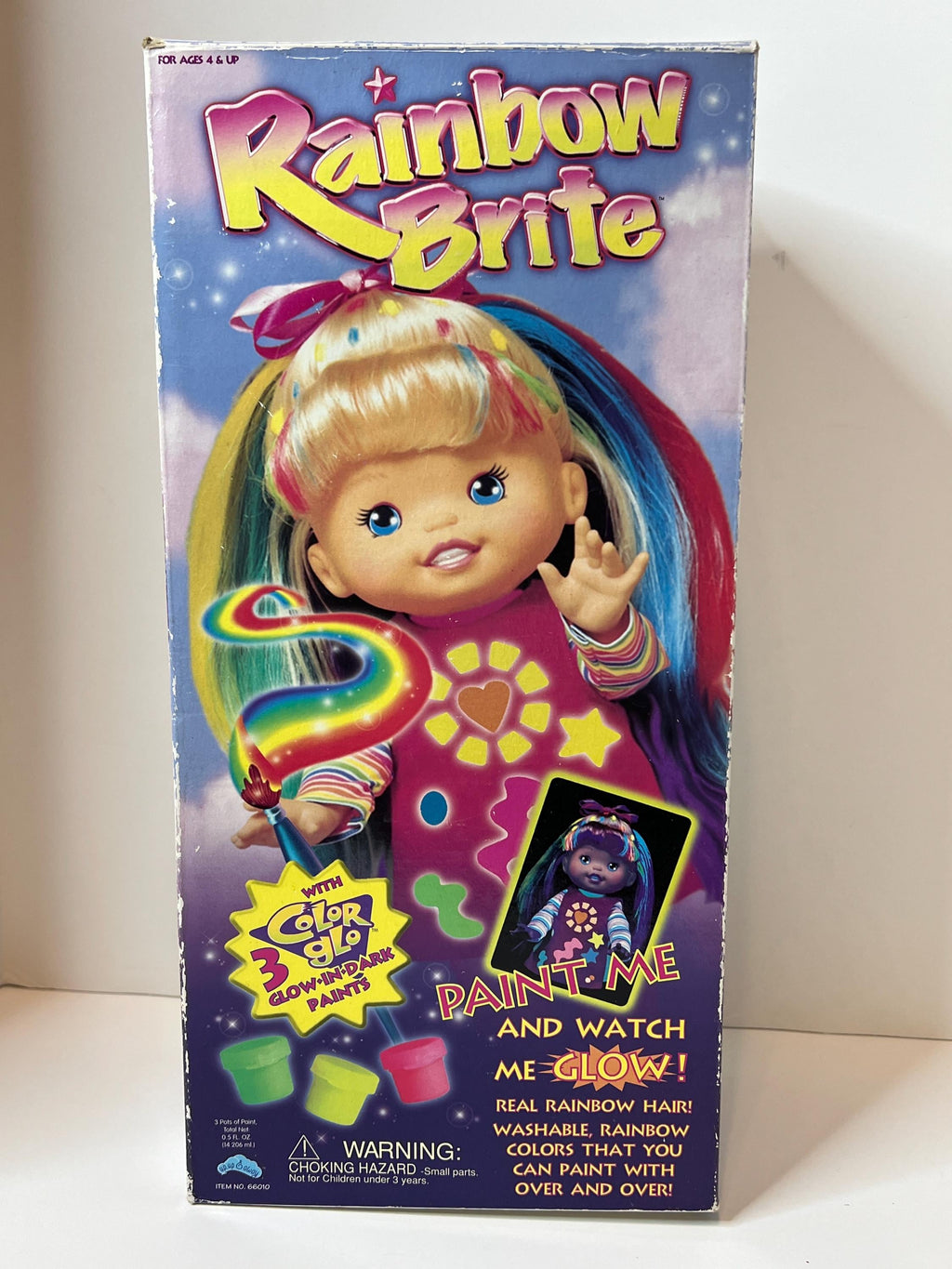 HTF 1990s 2nd Generation Rainbow Brite Color Crew  15” doll with box