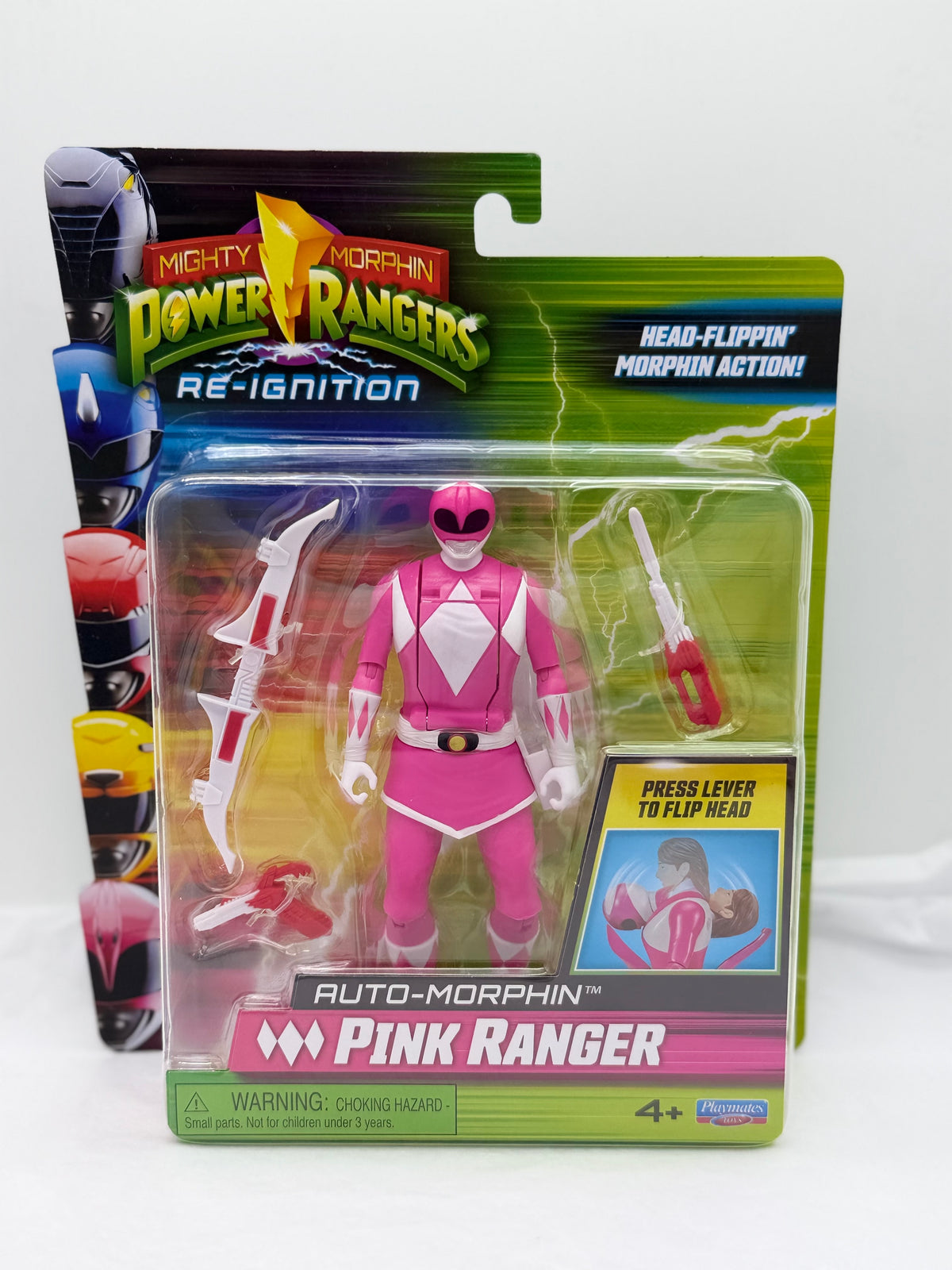 Mighty Morphin Power Rangers Re-Ignition Auto-Morphin Pink Ranger/ Kimberly action figure